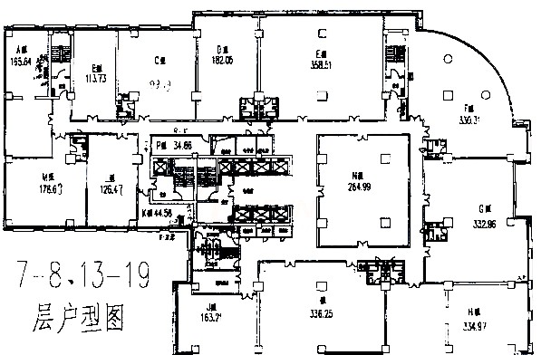 学院国际大厦户型图