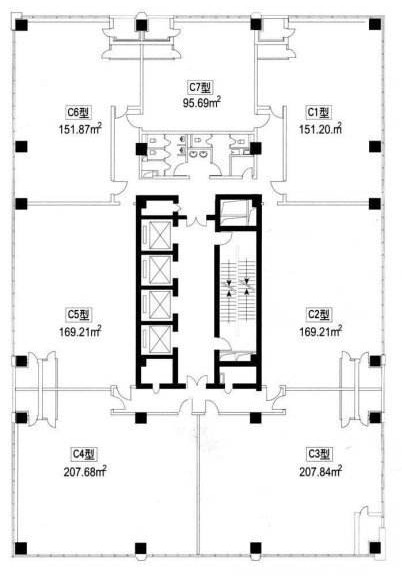 万柳亿城中心立面